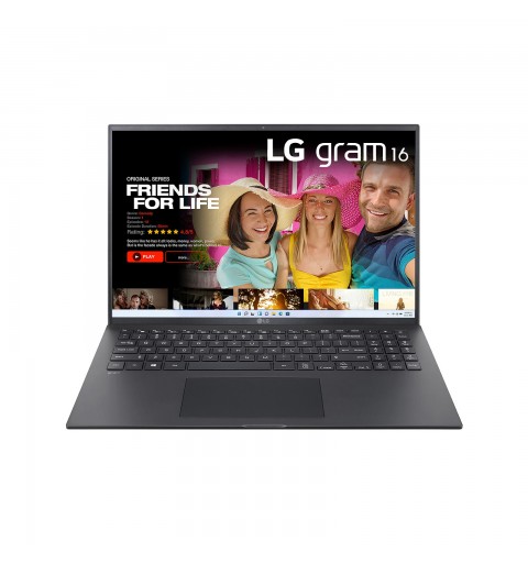 LG Gram 16ZB90R-G.AA75D notebook i7-1360P Ordinateur portable 40,6 cm (16") WQXGA Intel® Core™ i7 16 Go LPDDR4x-SDRAM 512 Go