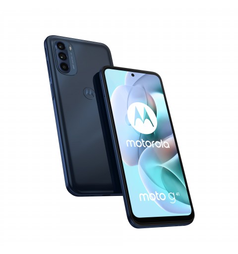 Motorola Moto G 41 16,3 cm (6.4 Zoll) Hybride Dual-SIM Android 11 4G USB Typ-C 4 GB 128 GB 5000 mAh Schwarz