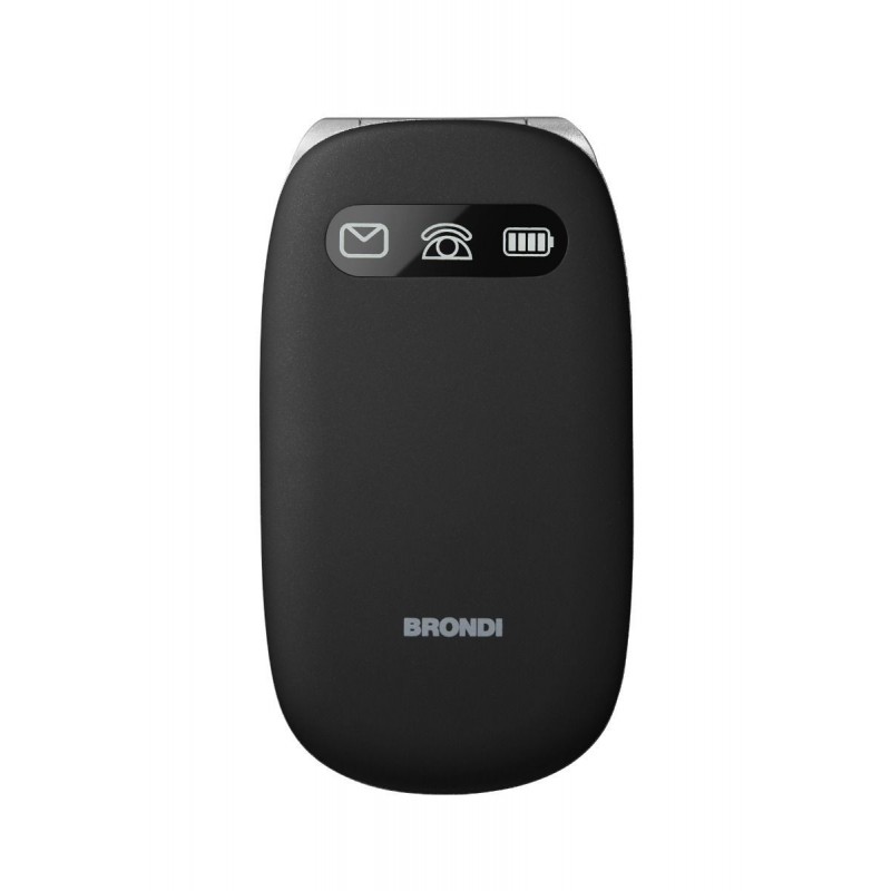 Brondi BROAMICOCOMFORTBKR téléphone portable 7,11 cm (2.8") Noir Téléphone numérique