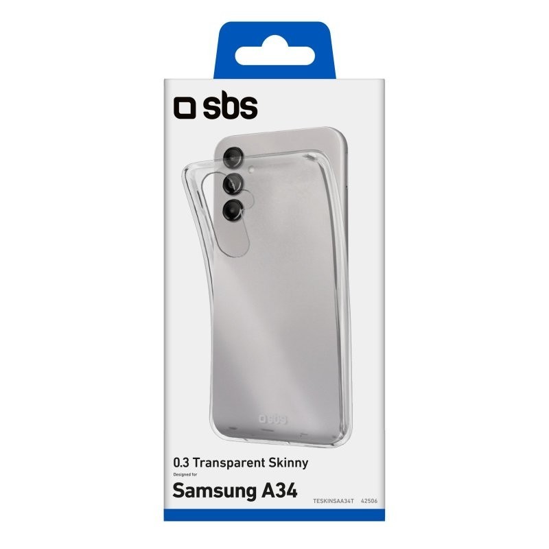 SBS Skinny cover custodia per cellulare 16,8 cm (6.6") Trasparente