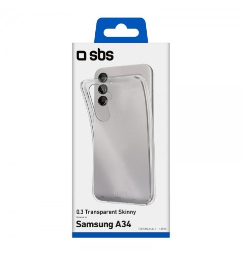 SBS Skinny cover custodia per cellulare 16,8 cm (6.6") Trasparente