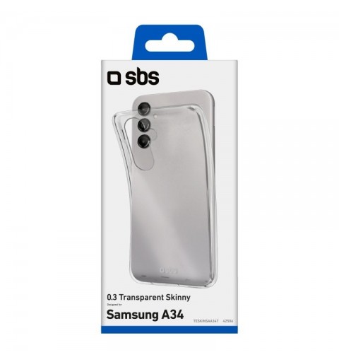 SBS Skinny cover Handy-Schutzhülle 16,8 cm (6.6 Zoll) Transparent