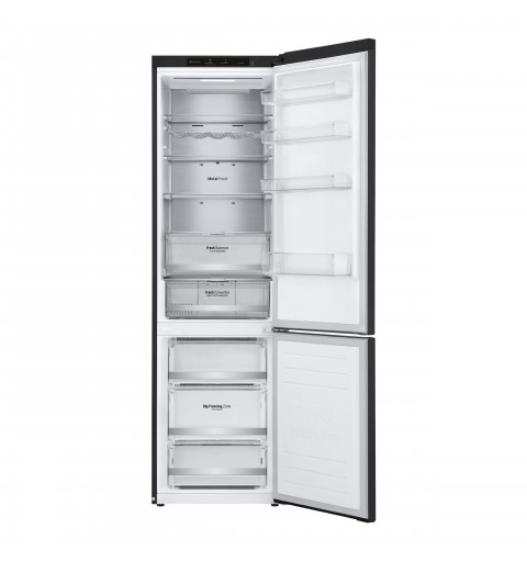 LG GBB72MCVBN Frigorifero combinato, Classe B, 384L, MetalFresh, Wine Rack, No frost, Nero