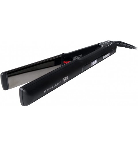 Ga Ma GI0109 Piastra capelli Titanio max 230° Display LCD colore Nero Starlight W&D 5D Titanium