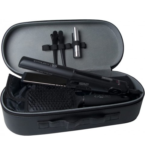 Ga Ma GI0109 Piastra capelli Titanio max 230° Display LCD colore Nero Starlight W&D 5D Titanium