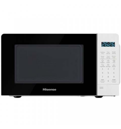 Hisense H20MOWS3G micro-onde Comptoir Micro-onde combiné 20 L 700 W Noir, Blanc