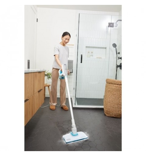 Black & Decker BHSM15FX08-QS steam cleaner Portable steam cleaner 0.5 L 1500 W White