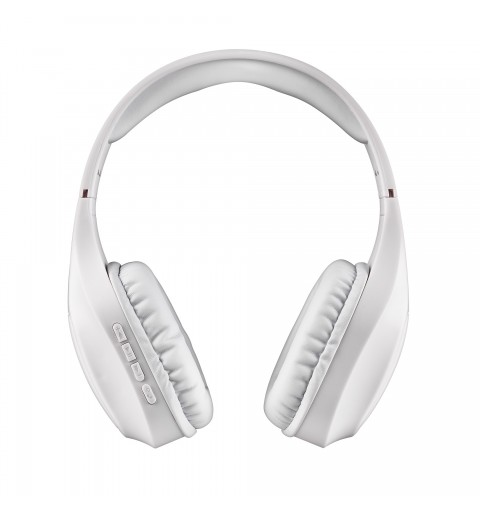 NGS ARTICA WRATH Headphones Wired & Wireless Head-band Calls Music USB Type-C Bluetooth White