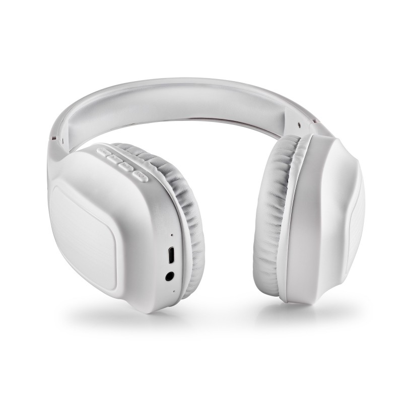 NGS ARTICA WRATH Headphones Wired & Wireless Head-band Calls Music USB Type-C Bluetooth White