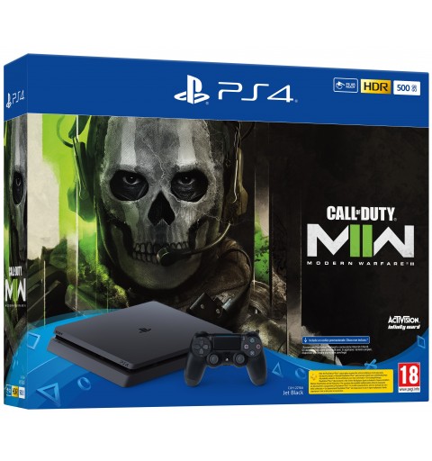 Sony PlayStation 4 500GB + CALL OF DUTY Modern Warfare 2 Wi-Fi Nero
