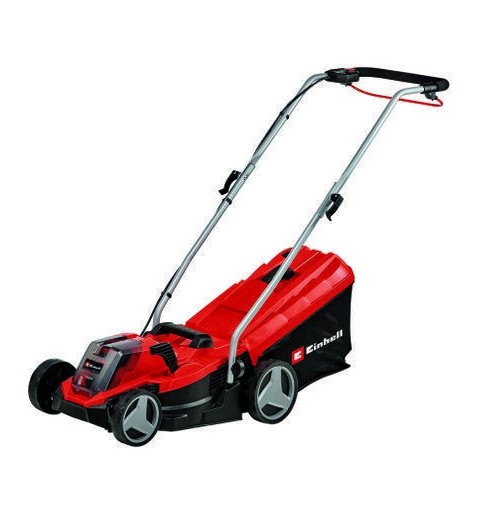 Einhell GE-CM 18 33 Li-Solo Marcher derrière un tracteur tondeuse Batterie Noir, Rouge