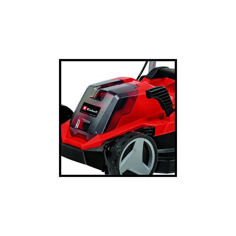 Einhell GE-CM 18 33 Li-Solo Tagliaerba a spinta Batteria Nero, Rosso