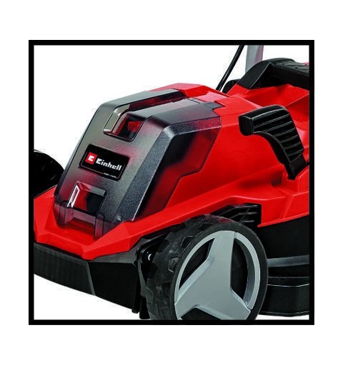 Einhell GE-CM 18 33 Li-Solo Marcher derrière un tracteur tondeuse Batterie Noir, Rouge