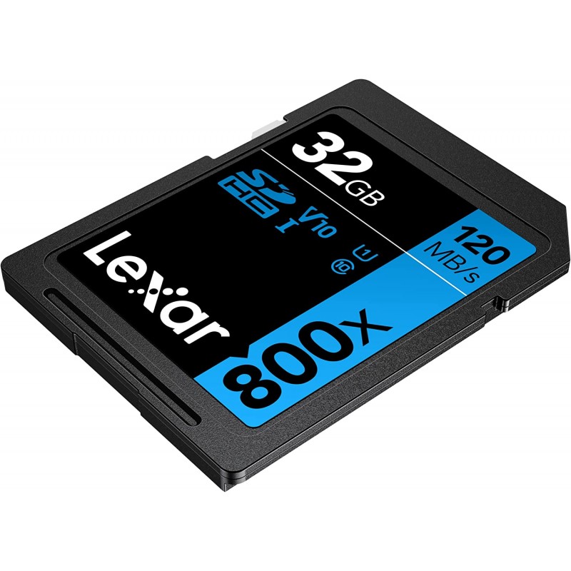 Lexar SDHC High-Performance 32GB 800x UHS-I serie BLUE Classe 10