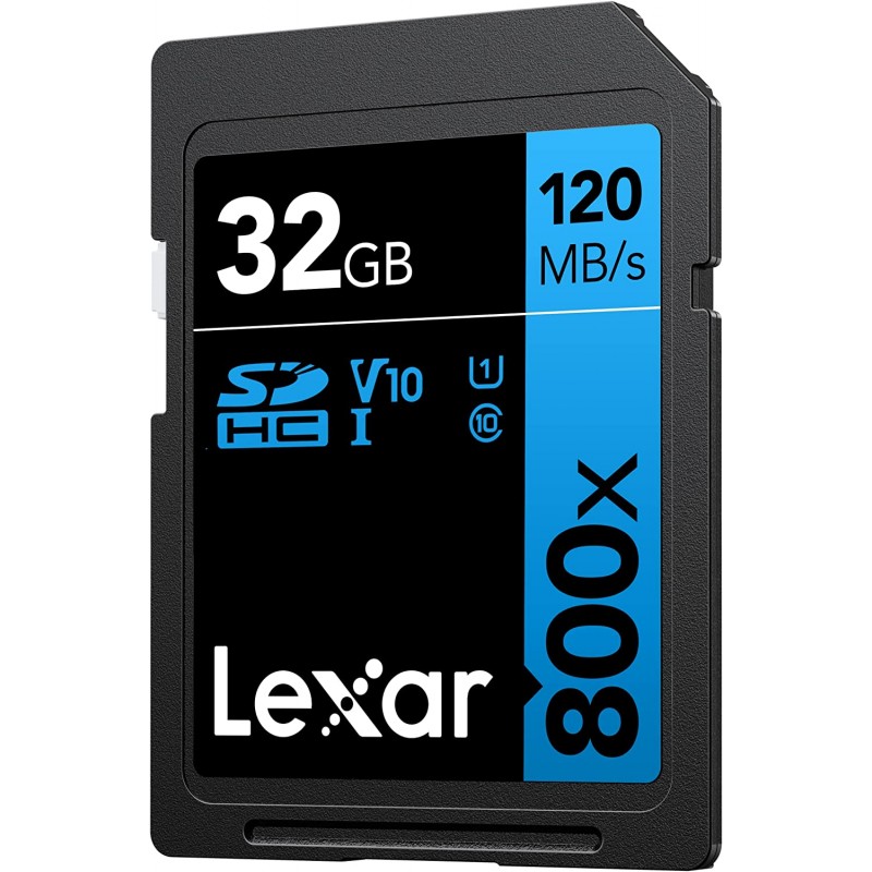 Lexar SDHC High-Performance 32GB 800x UHS-I serie BLUE Classe 10