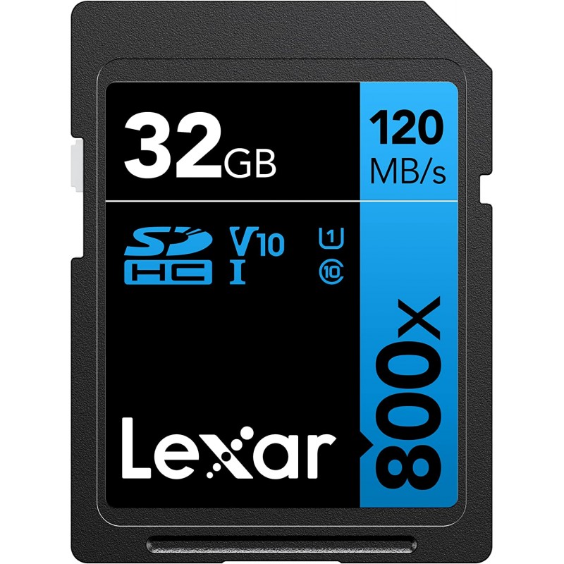 Lexar SDHC High-Performance 32GB 800x UHS-I serie BLUE Classe 10