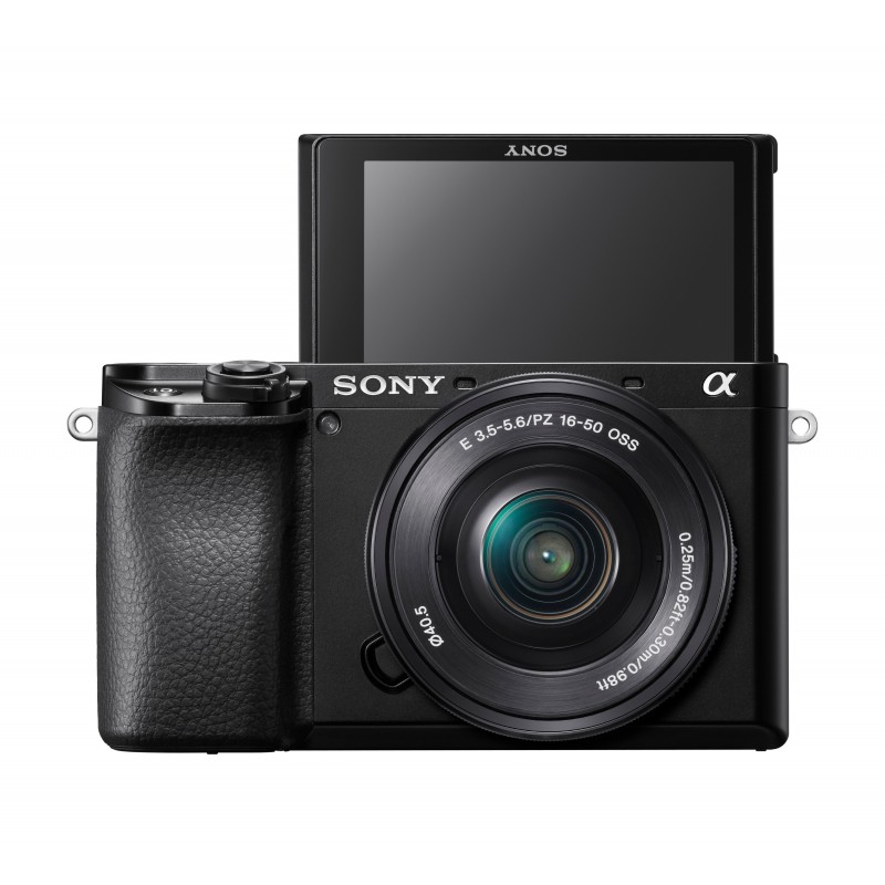 Sony α 6100 + 16-50mm MILC 24,2 MP CMOS 6000 x 40000 pixels Noir