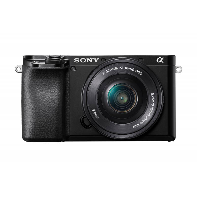 Sony α Alpha 6100 Fotocamera Digitale Mirrorless con Obiettivo Intercambiabile SELP 16-50mm, Sensore APS-C, Real Time Eye AF e