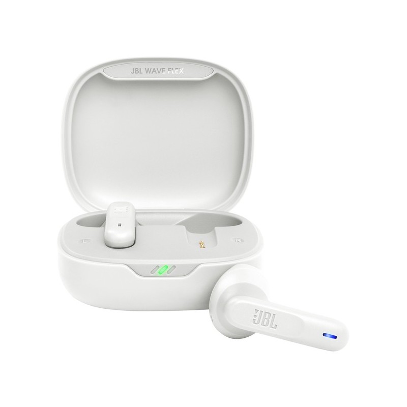 JBL Wave Flex Kopfhörer True Wireless Stereo (TWS) im Ohr Anrufe Musik Sport Alltag Bluetooth Weiß