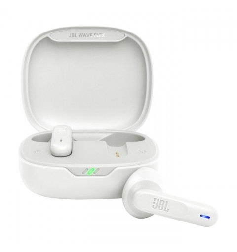 JBL Wave Flex Auriculares True Wireless Stereo (TWS) Dentro de oído Llamadas Música Deporte Uso diario Bluetooth Blanco