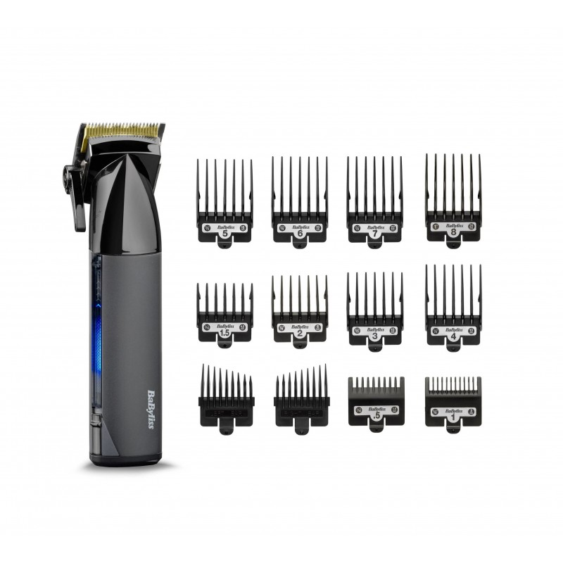 BaByliss E991E tagliacapelli Nero, Cromo