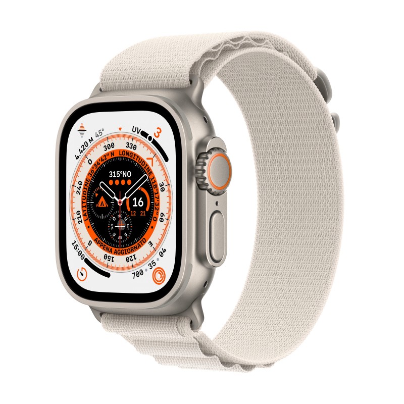 TIM Apple Watch Ultra OLED 49 mm 4G Metallico GPS (satellitare)