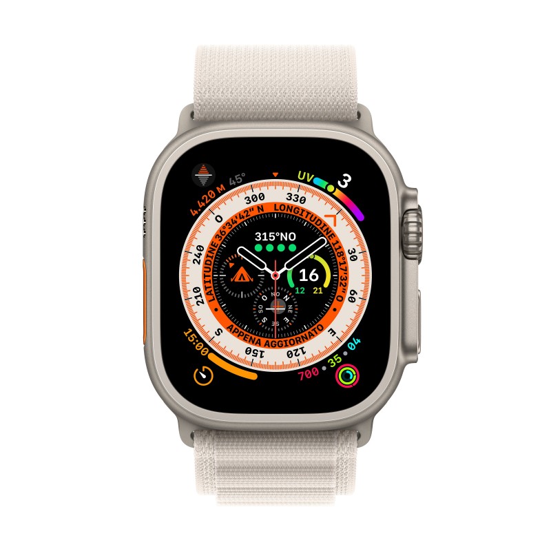 TIM Apple Watch Ultra OLED 49 mm 4G Métallique GPS (satellite)