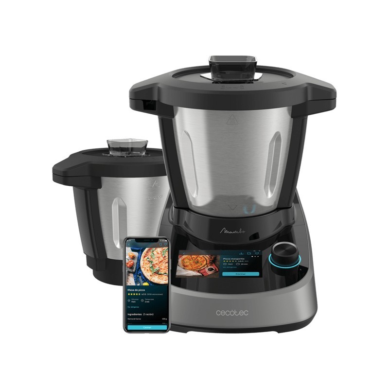 Cecotec Mambo Touch con Jarra Habana 1600 W 3.3 L Black, Stainless steel