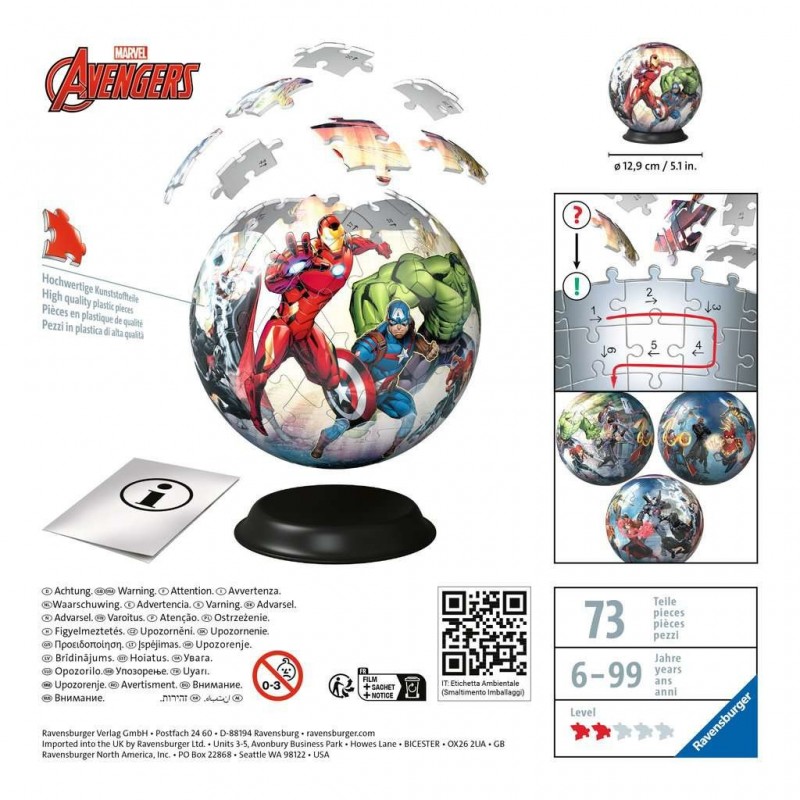 Ravensburger Ball 72 p - Marvel Avengers