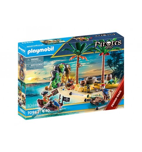 Playmobil Pirates Piratenschatzinsel mit Skelett