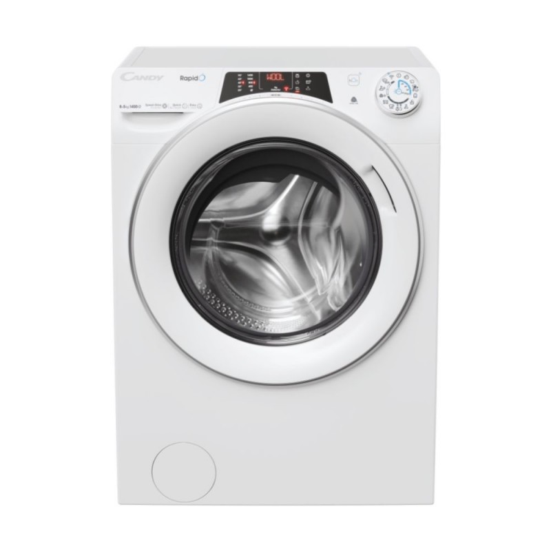 Candy RapidÓ ROW4854DWMST 1-S washer dryer Freestanding Front-load White D