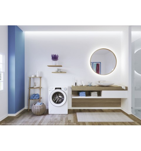 Candy RapidÓ ROW4854DWMST 1-S washer dryer Freestanding Front-load White D