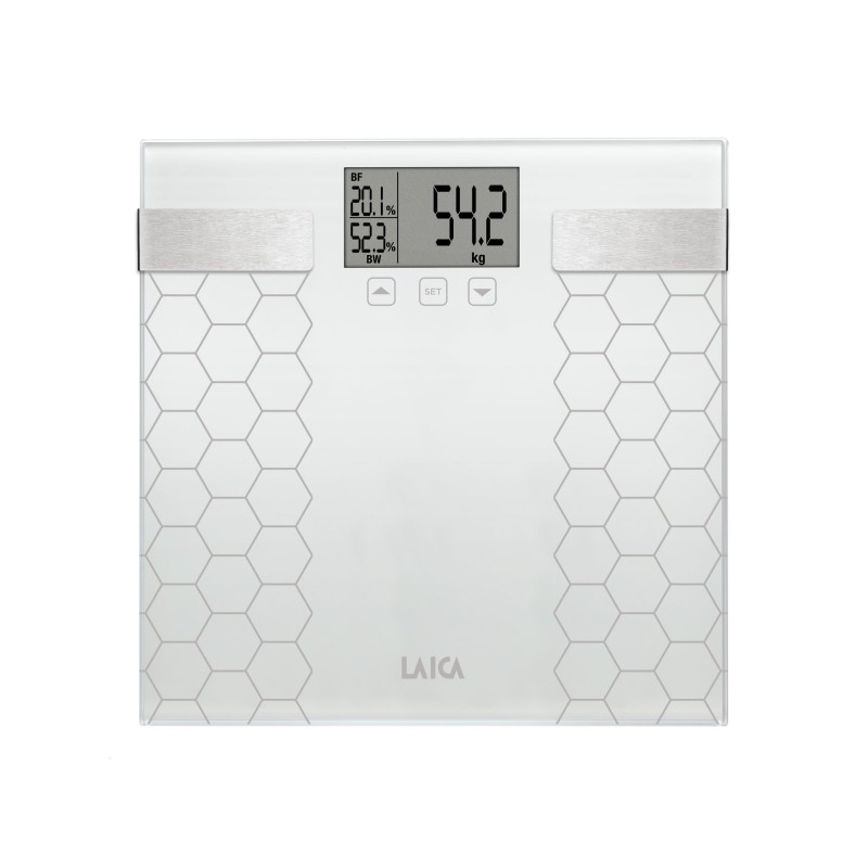 Laica PS5014 bilance pesapersone Quadrato Grigio Bilancia pesapersone elettronica