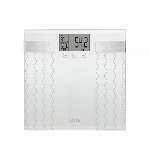 Laica PS5014 bilance pesapersone Quadrato Grigio Bilancia pesapersone elettronica