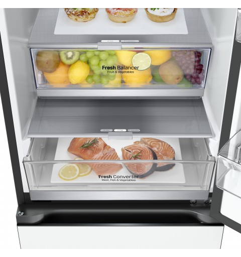 LG GBB72TW9DQ fridge-freezer Freestanding 384 L D White