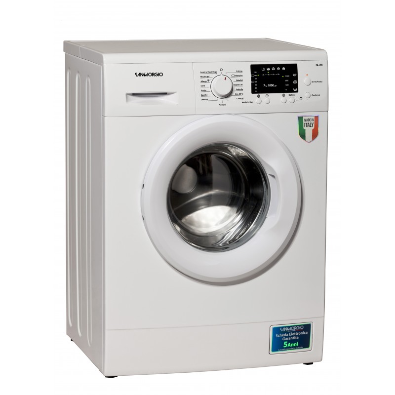 SanGiorgio FS612AL machine à laver Charge avant 6 kg 1200 tr min C Blanc