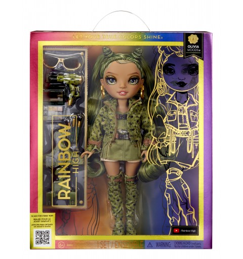 Rainbow High Green Fashion Doll- Olivia Woods