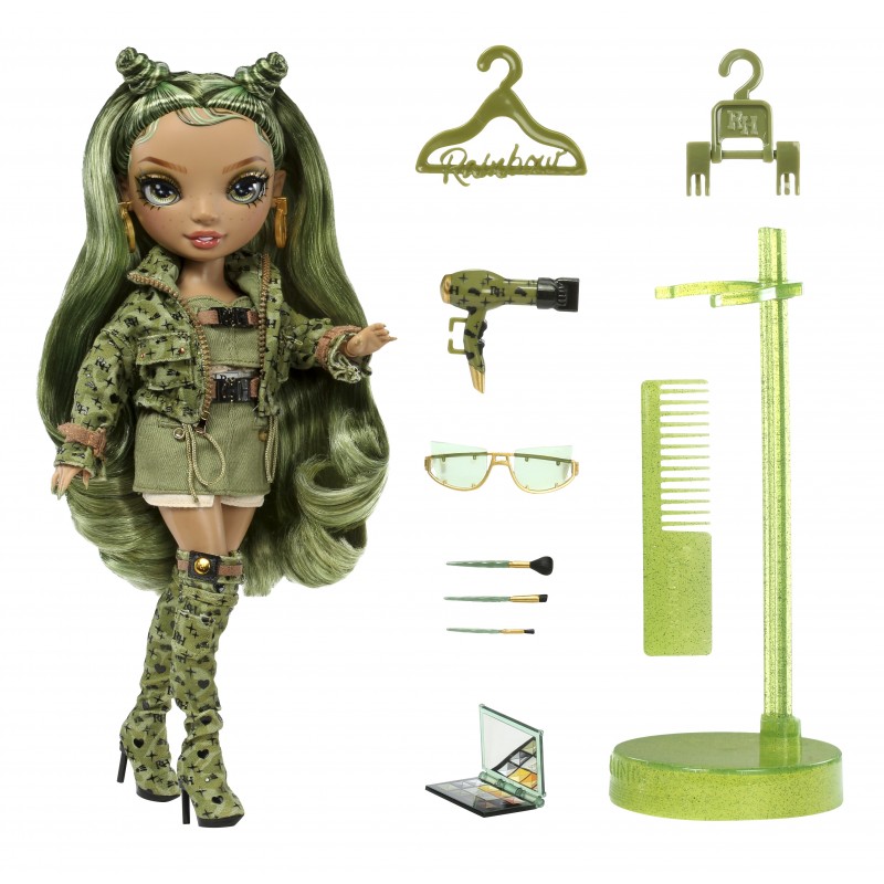 Rainbow High Green Fashion Doll- Olivia Woods