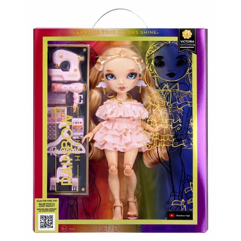 Rainbow High Light Pink Fashion Doll - Victoria Whitman