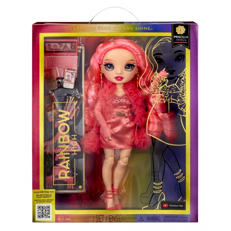 Rainbow High Pink Fashion Doll- Priscilla Perez