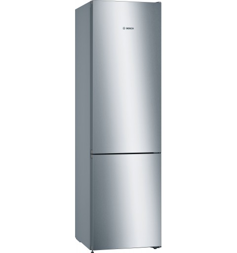 Bosch Serie 4 KGN392LDC frigorifero con congelatore Libera installazione 368 L D Acciaio inossidabile