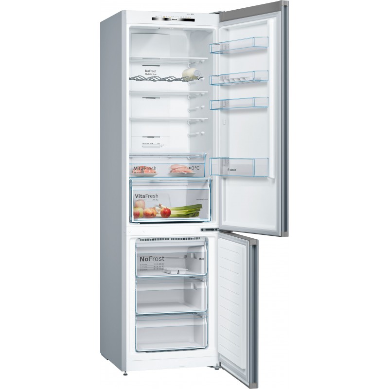 Bosch Serie 4 KGN392LDC Kühl- und Gefrierkombination Freistehend 368 l D Edelstahl