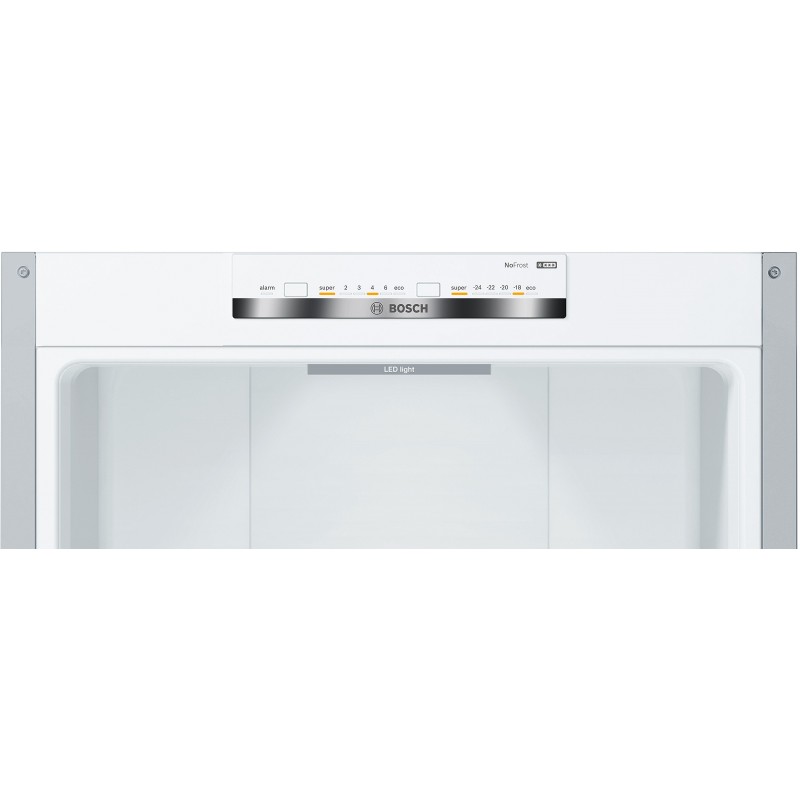 Bosch Serie 4 KGN392LDC frigorifero con congelatore Libera installazione 368 L D Acciaio inossidabile