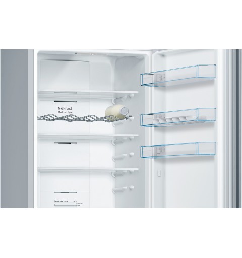 Bosch Serie 4 KGN392LDC Kühl- und Gefrierkombination Freistehend 368 l D Edelstahl