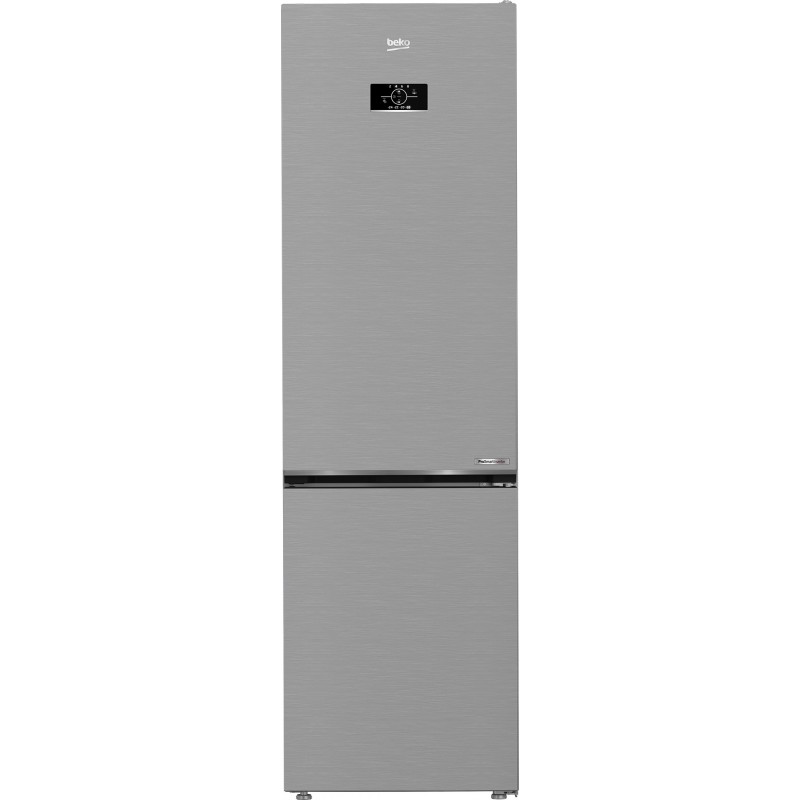 Beko B5RCNA405HXB réfrigérateur-congélateur Autoportante 355 L D Aluminium, Argent