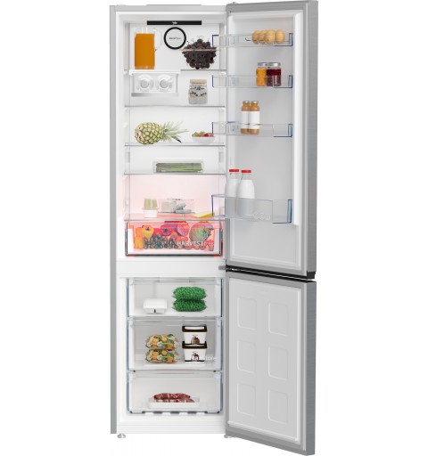 Beko B5RCNA405HXB fridge-freezer Freestanding 355 L D Aluminium, Silver