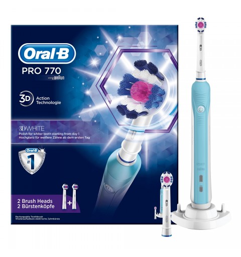 Oral-B PRO 80285669 brosse à dents électrique Adulte Brosse à dents rotative oscillante Bleu