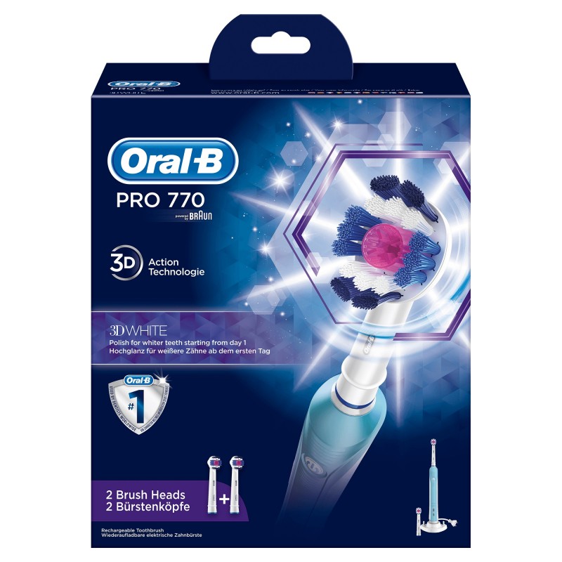 Oral-B PRO 80285669 brosse à dents électrique Adulte Brosse à dents rotative oscillante Bleu