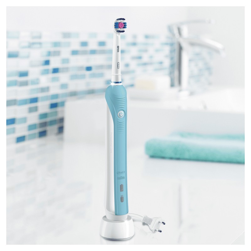 Oral-B PRO 80285669 brosse à dents électrique Adulte Brosse à dents rotative oscillante Bleu