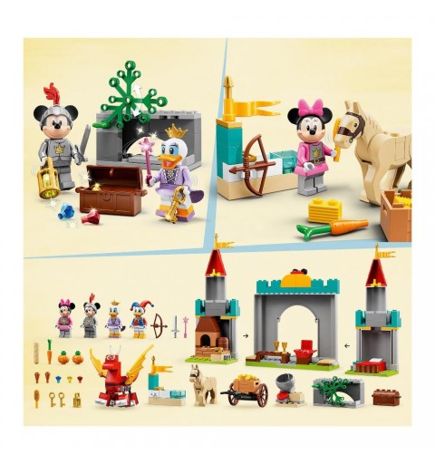 Costruzioni LEGO 10780 Mickey & Friends Topolino e i suoi amici Paladini Del Castello 215 pz
